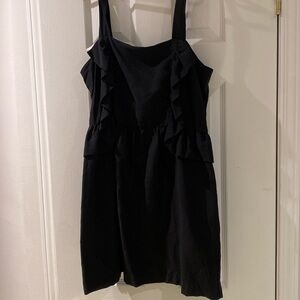 NWT HM black mini dress size 14